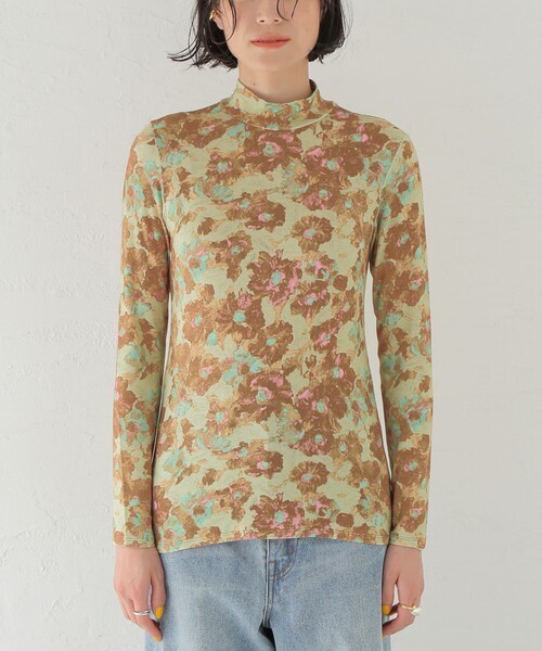 LEUR LOGETTE Fauve flower tops
