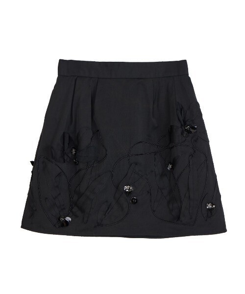 Ameri UND FLOUR MOTIF MINI SKIRT