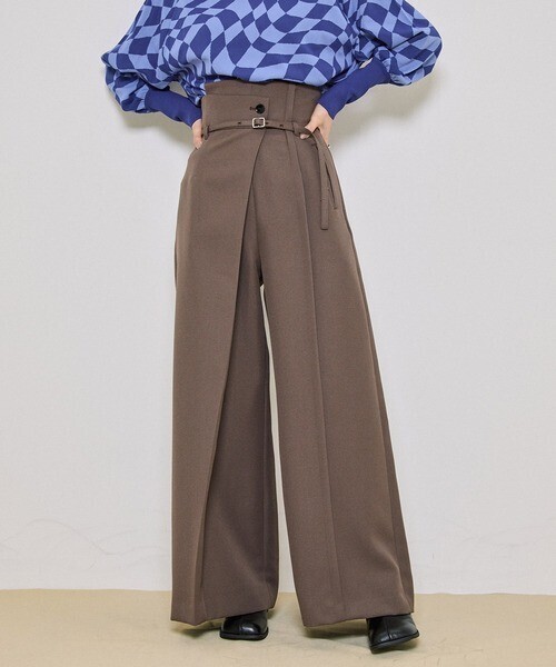 UNITED TOKYO HAKAMAタックワイドパンツ