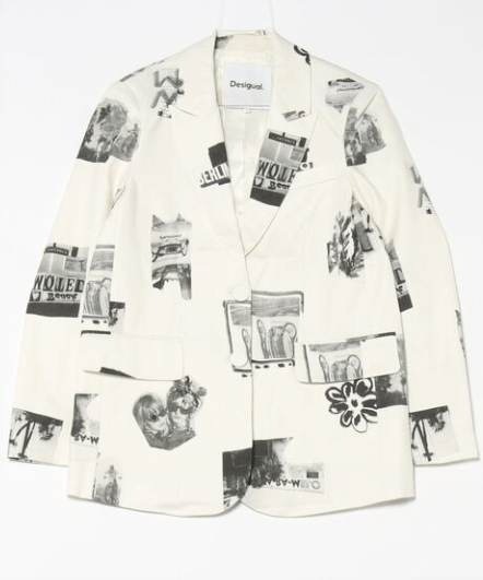 Desigual ブレザーモンタージュ
