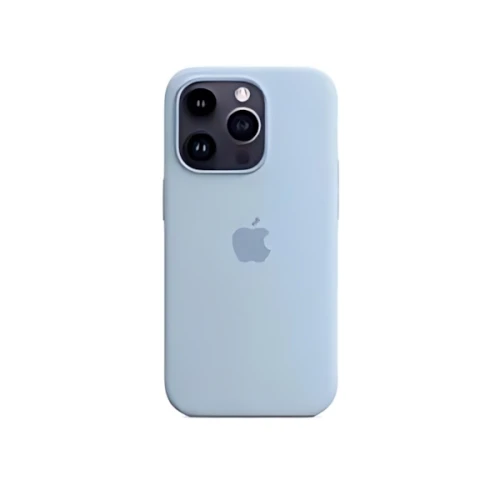 Apple MagSafe対応iPhone 14 Proシリコーンケース - スカイ