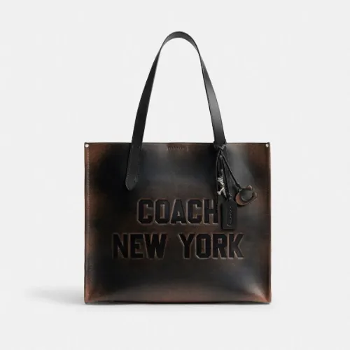 COACH リレー トート バッグ・ラブド レザー
