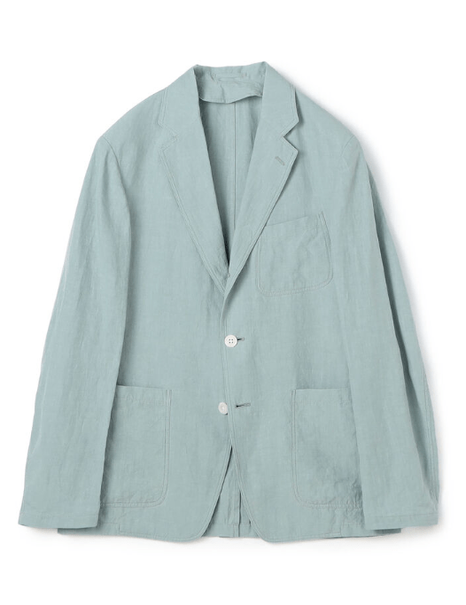 MAISON et VOYAGE 80リネン シングルブレステッド3Bジャケット