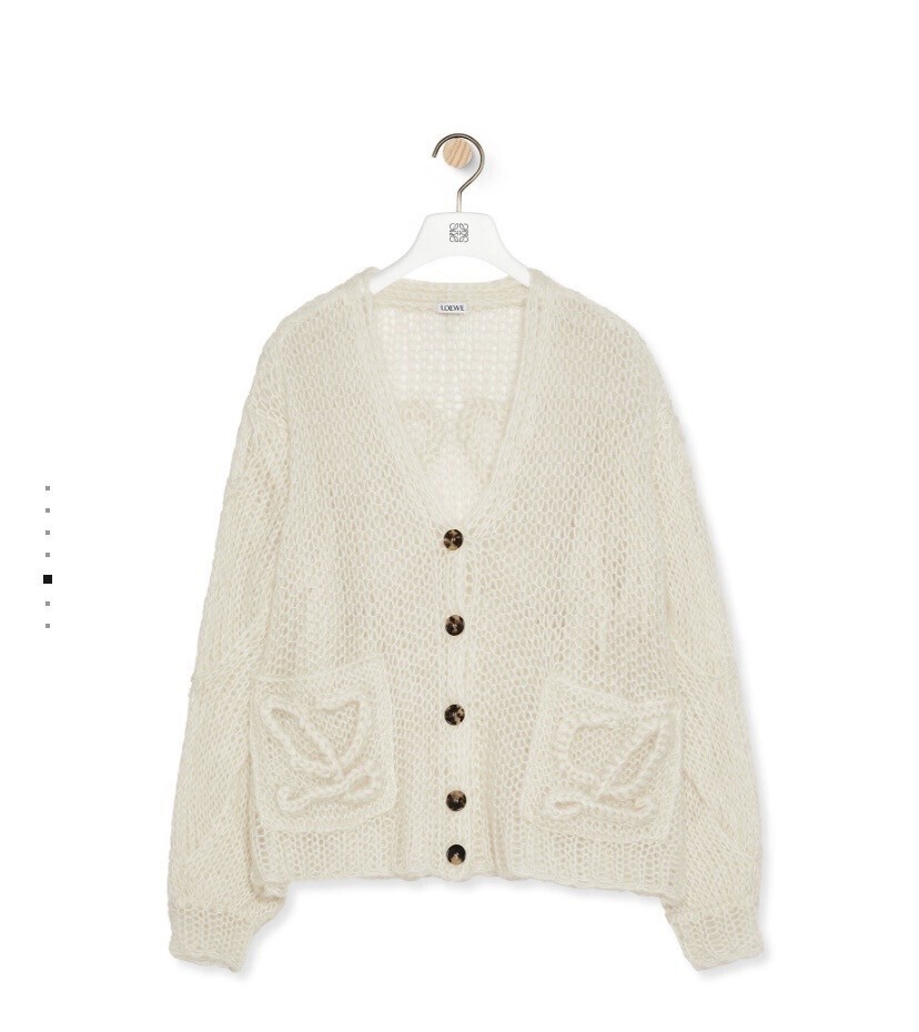 LOEWE アナグラムカーディガン（モヘア）
