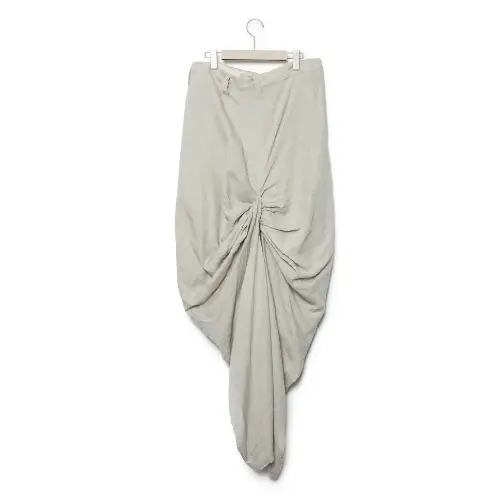 FUMITO GANRYU Draped Linen Pants