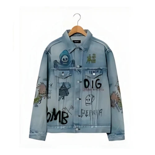 guernika GRAFFITI PAINT DENIM JACKET