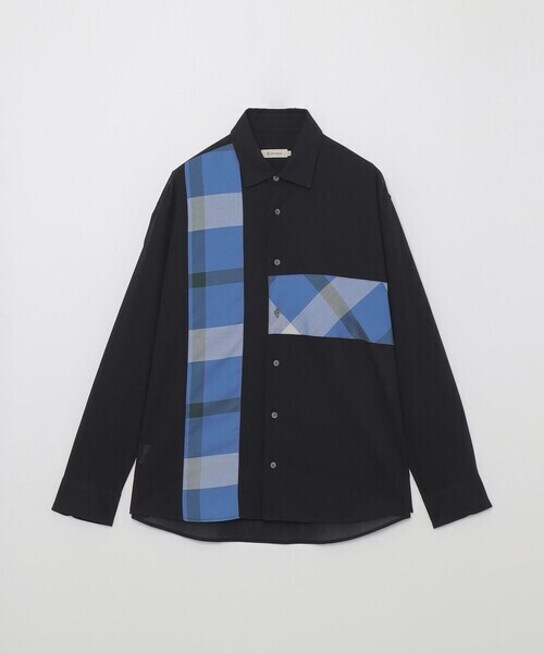 CB CRESTBRIDGE エアークロスパーシャルチェックシャツ