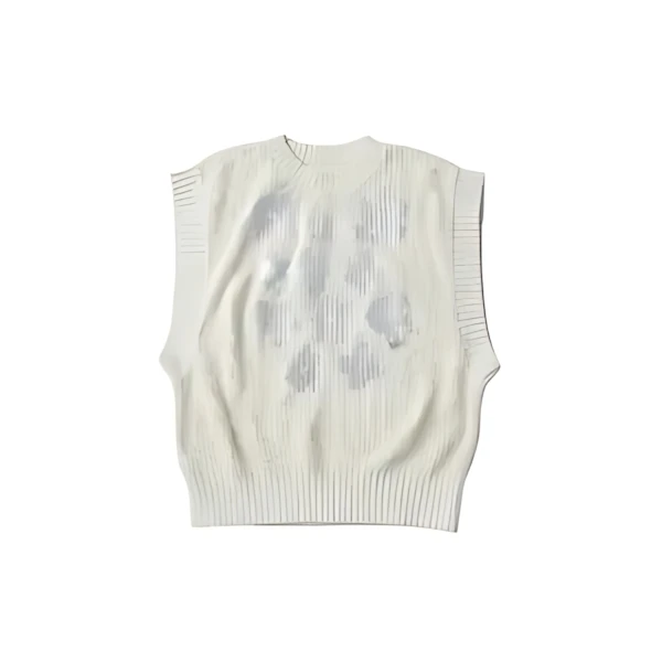 Torico Metallic Flower Knit Vest