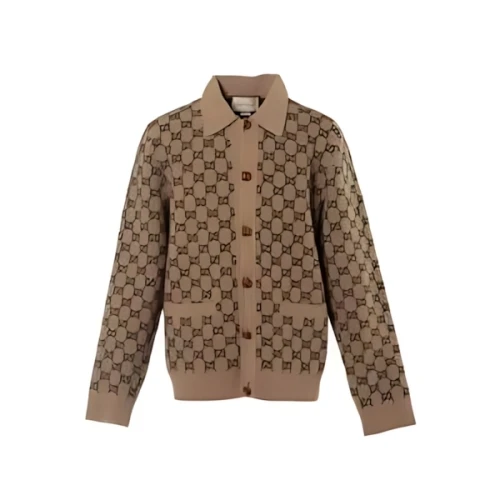 GUCCI GG ウール×カシミヤ カーディガン