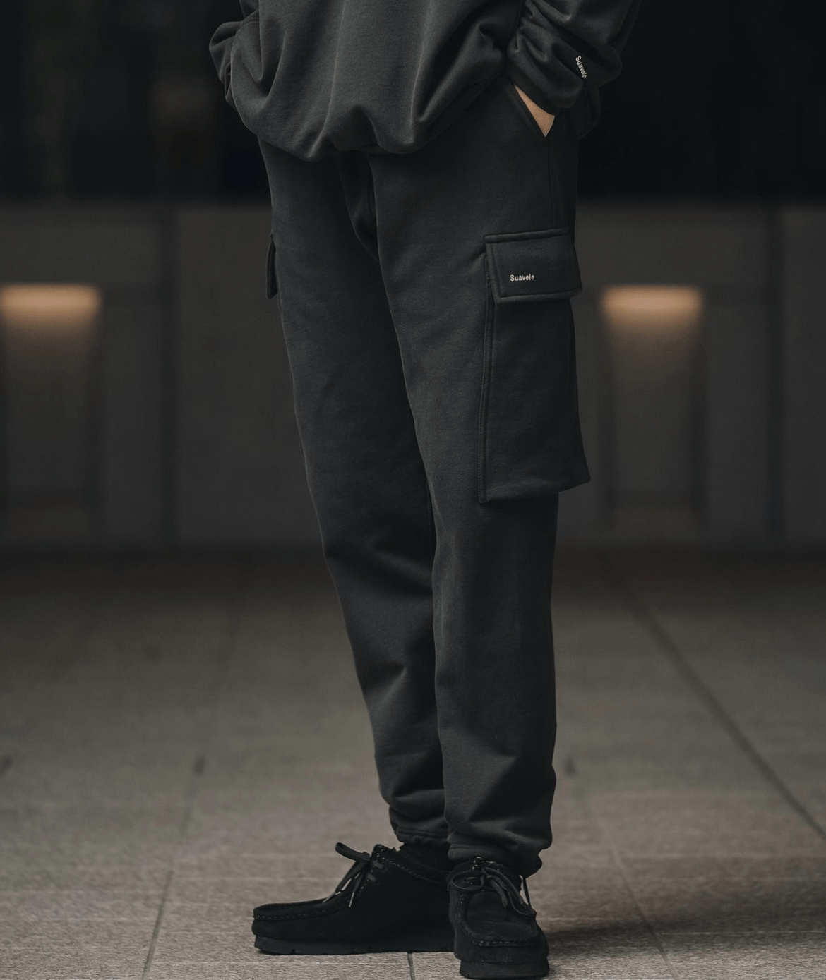 SUAVELE SWEAT CARGO PANTS