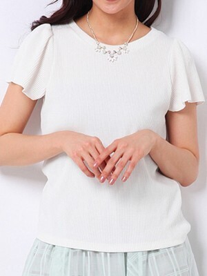 OLIVE des OLIVE リボンデザインプルオーバー