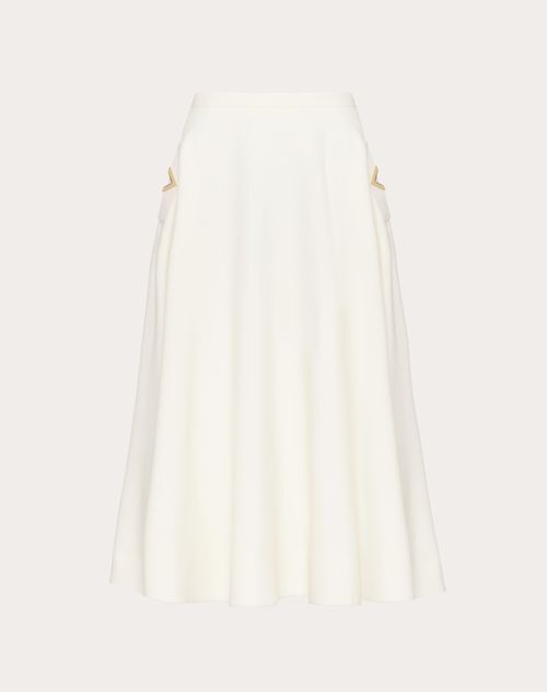 VALENTINO クレープクチュール ミディスカート