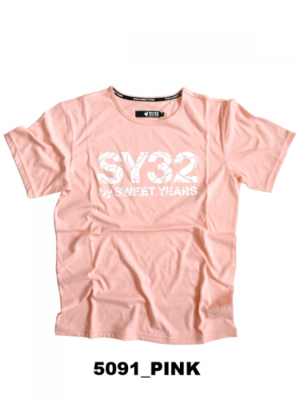 SY32 by SWEET YEARS ハートインロゴTシャツ