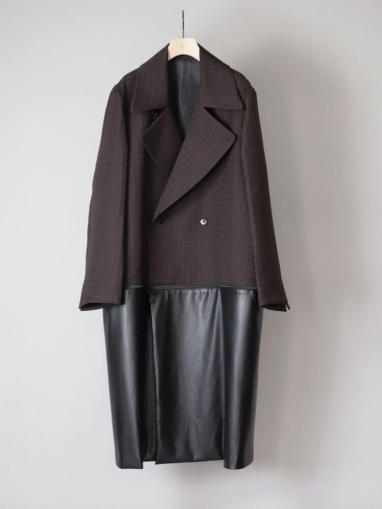 ETHOSENS Tile collarless jacket A