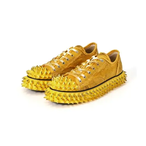 Doublet DIRTY SPIKE TOE CAP CANVAS SNEAKER