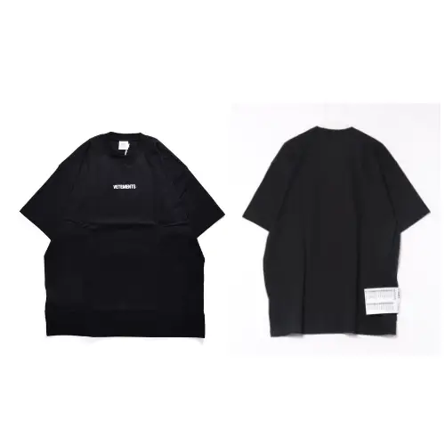 VETEMENTS LOGO LABEL T-SHIRT