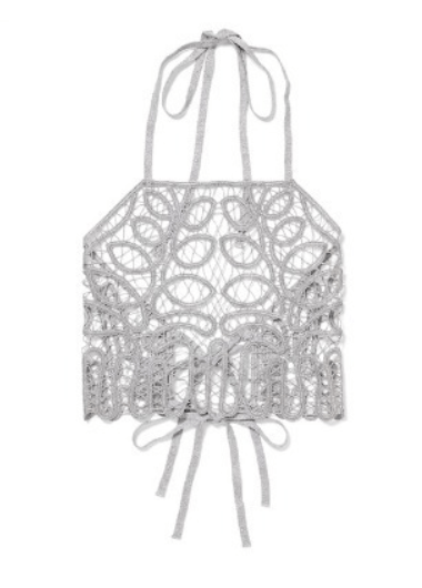 sahara Guipure Lace Bustier