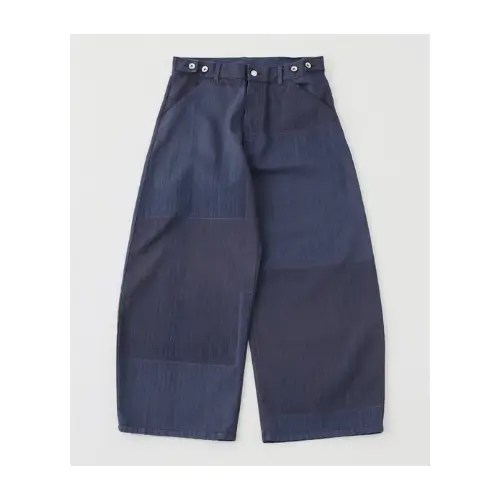 417 EDIFICE Coating DENIM カーブレッグパンツ