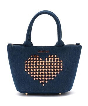 DRESSCAMP ドレスキャンプ/HEART STUDS TOTE BAG