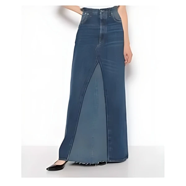 Maison Margiela ツートーン デニム スカート