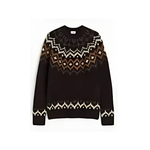 H&M レギュラーフィット ジャカードニットセーター