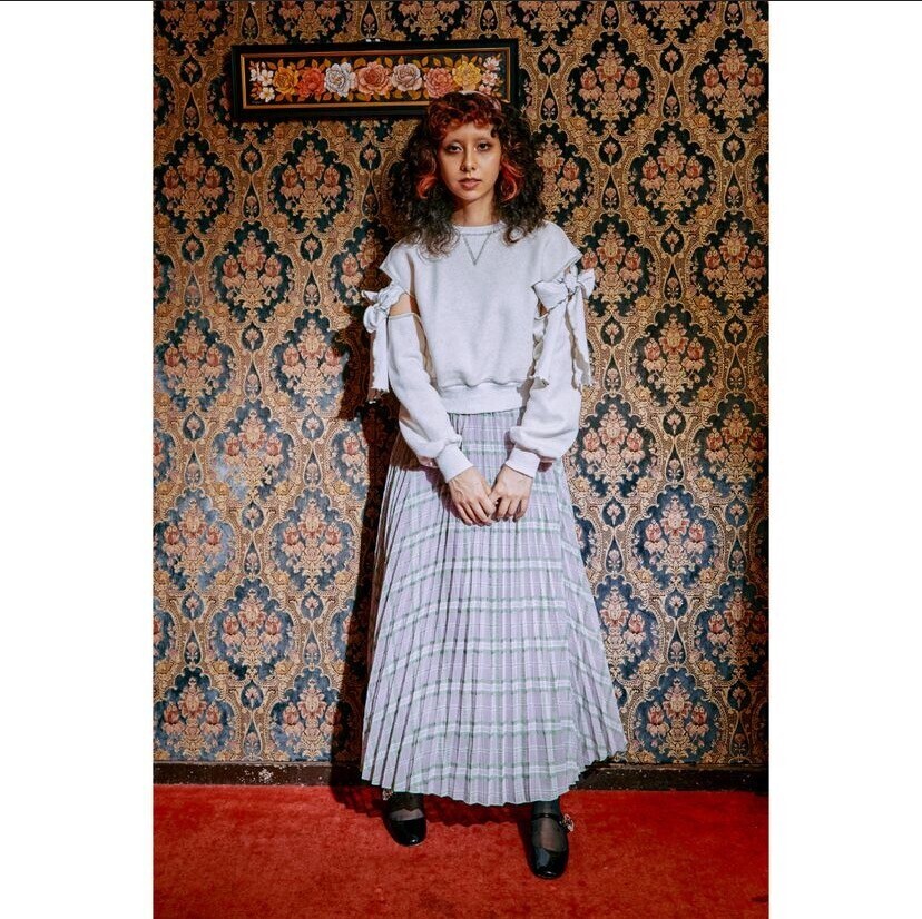Dear Sisterhood Different Plaid Pleats Skirt