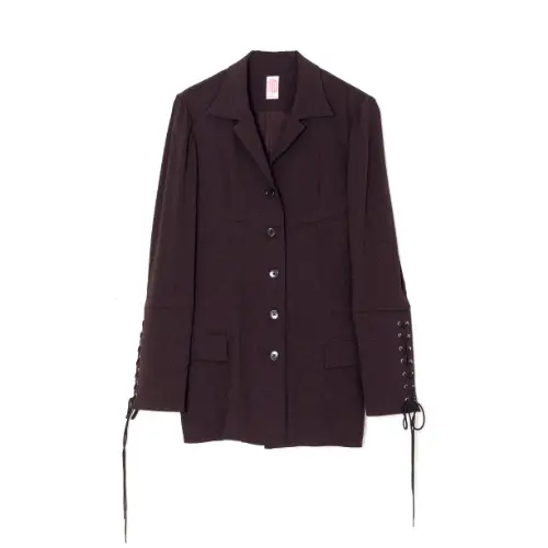 FETICO CREPE SHIRT JACKET