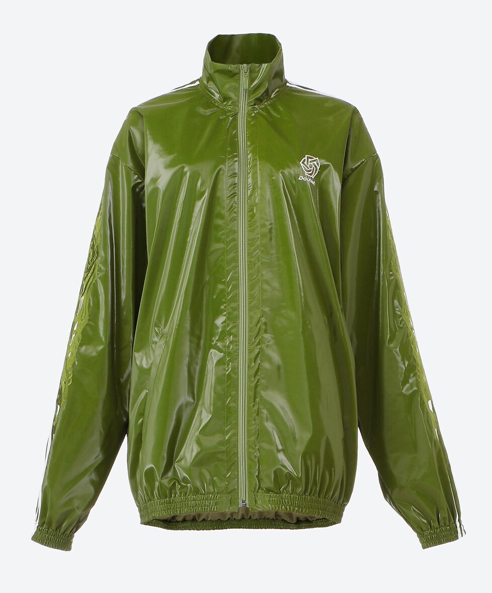 doublet LAMINATE TRACK JACKET
