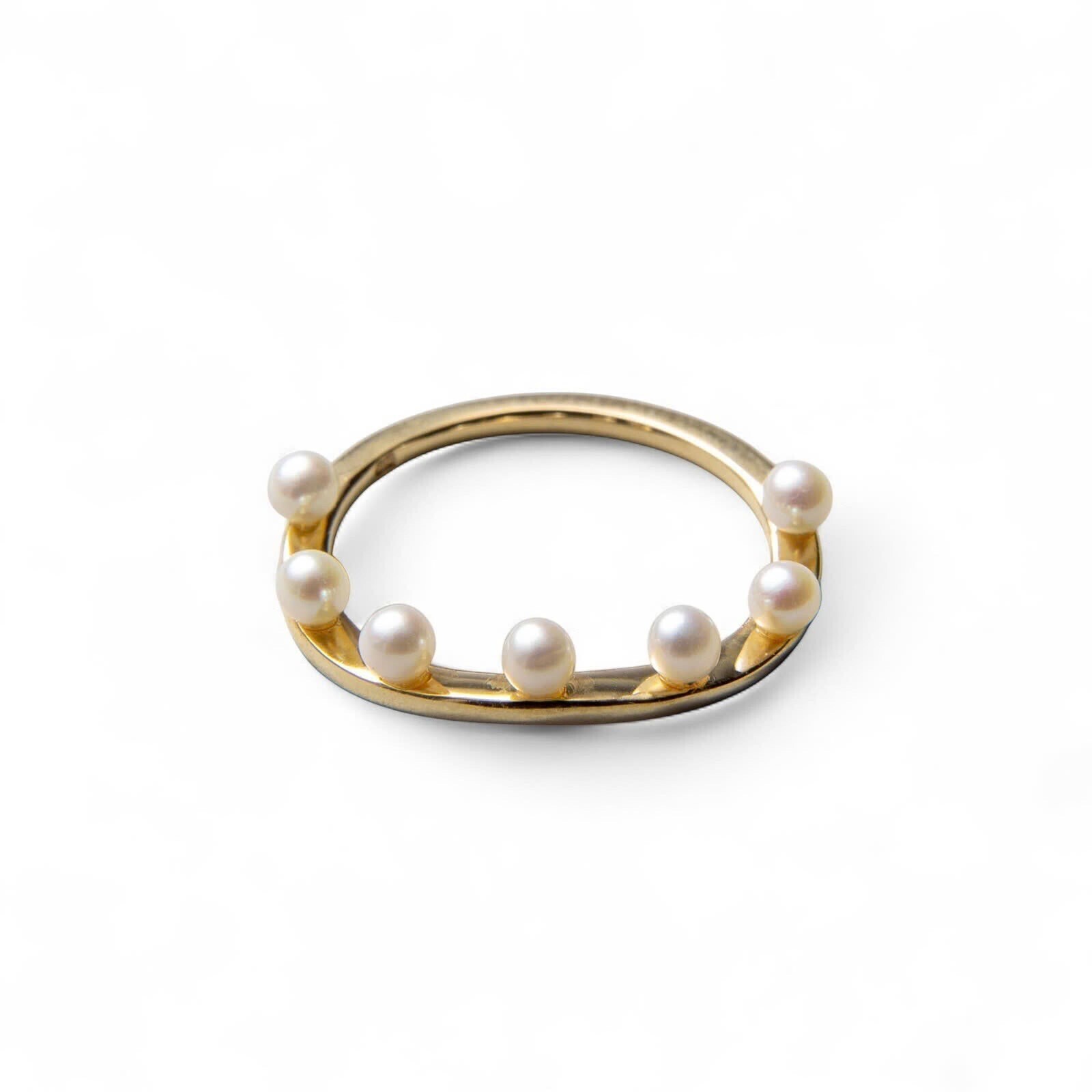 Pearl for Life enSTYLE 淡水真珠 リング2.5-3.0mm K10YG