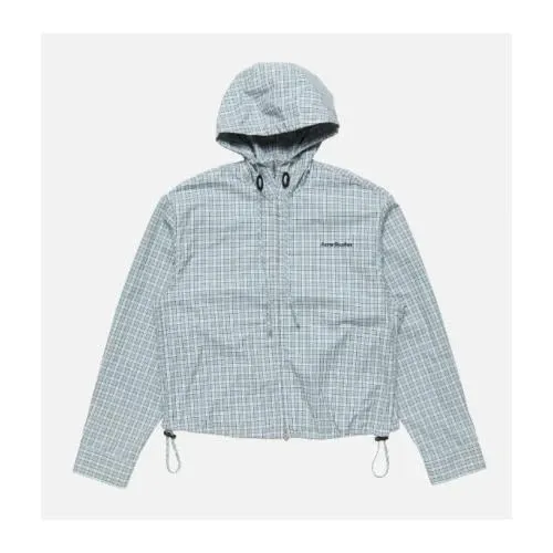 Acne Studios フード付きチェックジャケット