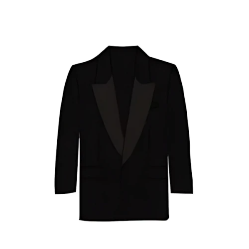 SAINT LAURENT シングルブレスト タキシードジャケット（グレイン・ド・プードル）