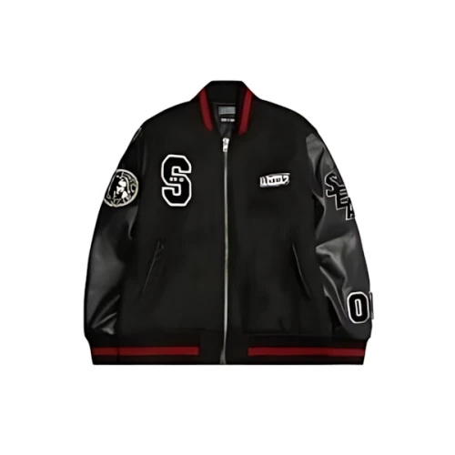 WIND AND SEA × HYSTERIC GLAMOUR Varsity Jacket