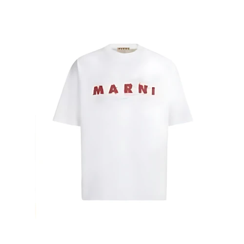 MARNI オーガニックコットン製 Tシャツ、リンクル マルニロゴ