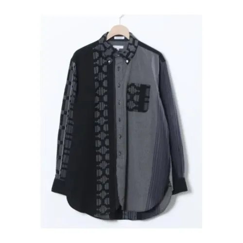Engineered Garments 19 Century BD Shirt - Multi Pattern Stripe Jacquard