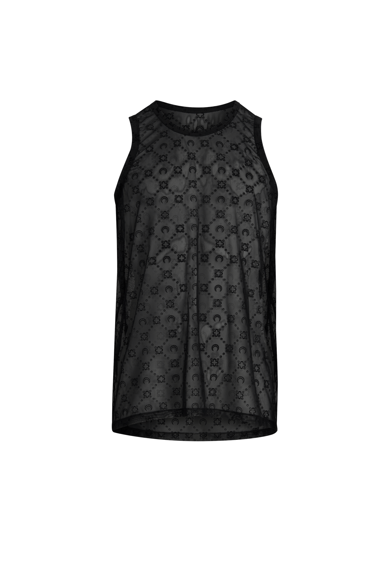 Marine Serre MOONOGRAM メッシュフロック タンクトップ