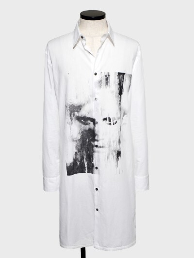 gene par YUKIO MISHIBA Broad Long Shirts