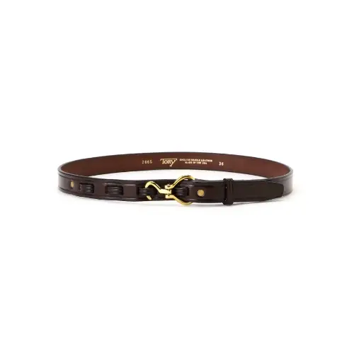 TORY LEATHER Brass Mini Hoof Pick Belt