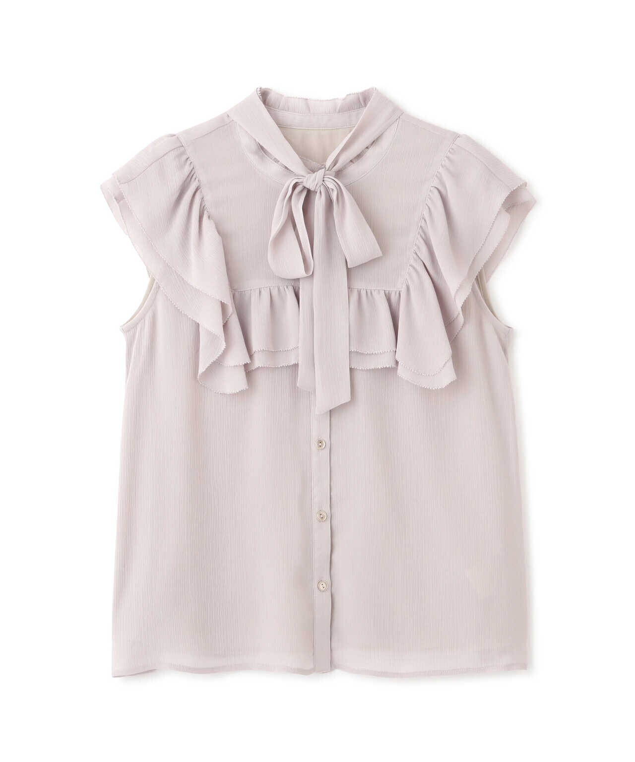 PROPORTION BODY DRESSING 楊柳ラッフルブラウス
