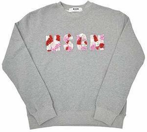 MSGM ロゴ スパンコール スウェット