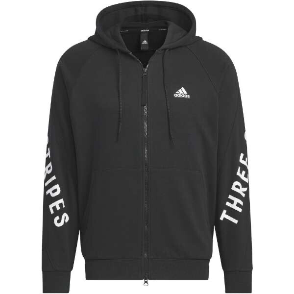 adidas ワーディング ルーズフィット フレンチテリー フルジップパーカー
