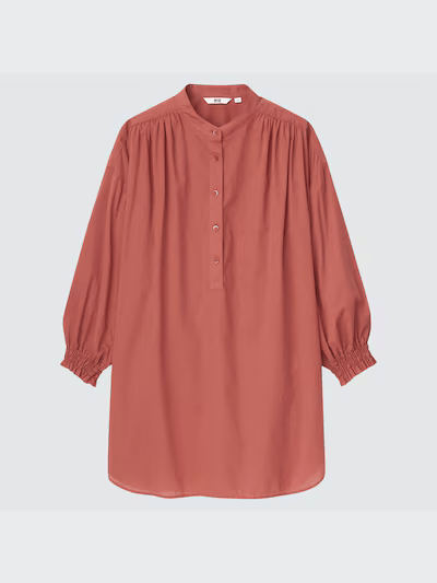 uniqlo コットンギャザーチュニック