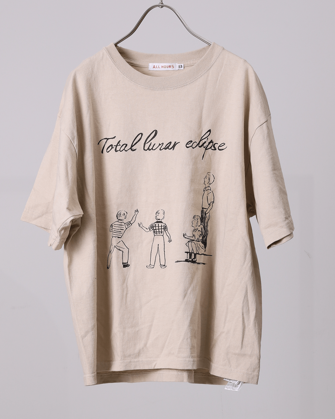 PRIVE MAISON ALL HOURS オールアワーズ 6.2oz CLASSIC WEIGHT Tシャツ FRIENDS ベージュ