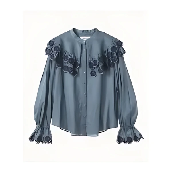 MUVEIL たんぽぽレースプルオーバー