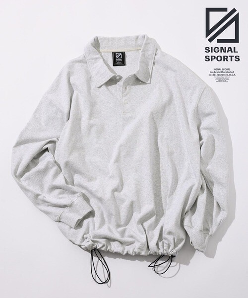 SIGNAL SPORTS heavy weight cotton polo shirt/ヘビーウェイトコットンポロシャツ