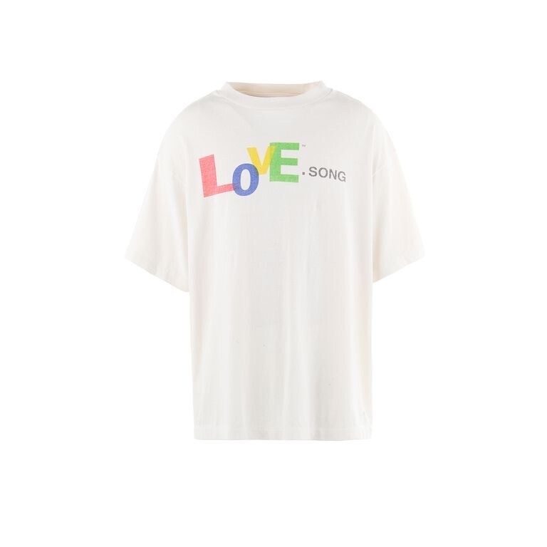 ©SAINT M×××××× LOVE SONG / WHITE / Tシャツ (ホワイト)
