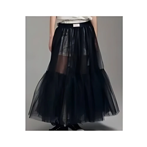 Mardi Mercredi MAXI SKIRT TULLE_BLACK