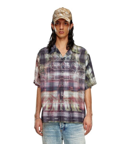 DIESEL メンズ シャツ 半袖