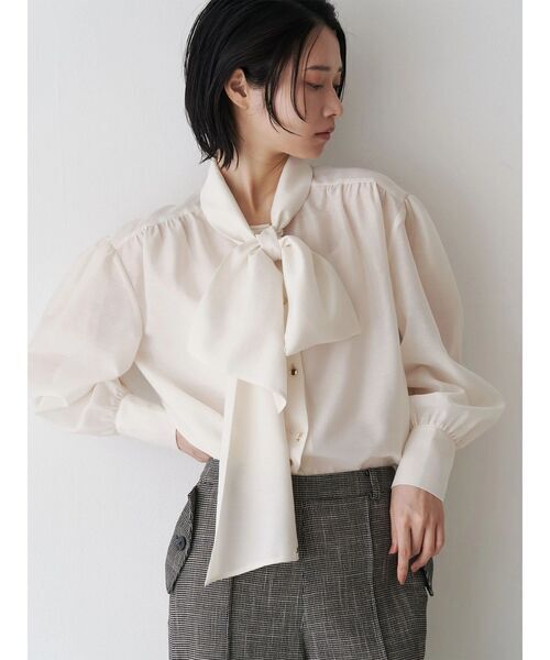 TONAL ビックリボンボウタイブラウス