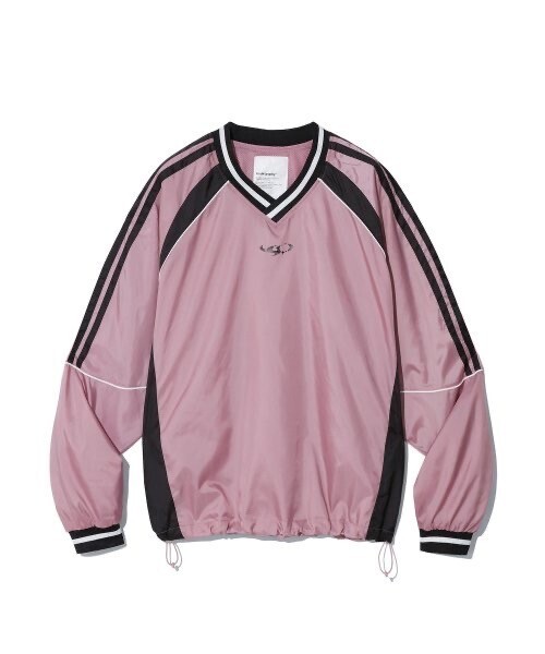 Codegraphy CGP ARC logo nylon color combination V-neck sweatshirt