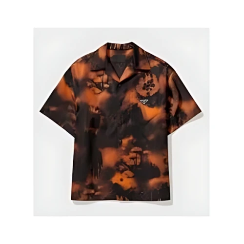 PRADA RE-NYLON プリント半袖シャツ